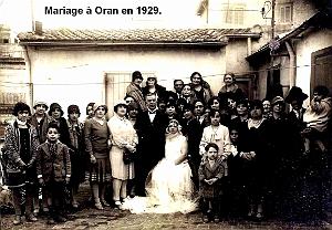 263- Oran - Mariage - 1929